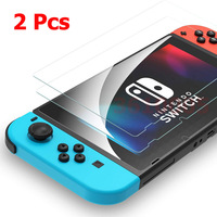 2 paczka szkło ochronne do przełącznik do nintendo ochronne szkło hartowane na ekran dla nintendo Switch NS akcesoria szklane folia ekranowa 1